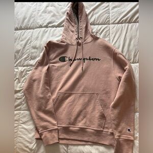 EUC champion salmon pullover hoodie - Medium